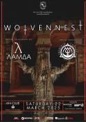 WOLVENNEST Για πρώτη φορά στην Ελλάδα! | special co-headline show: ΛΑΜΔΑ | special guests: CHURCH OF THE SEA | 22.03.2025 at An club!